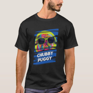 Camiseta Chubby Puggy Pug Humor Dutch Buldogue Animal Pun
