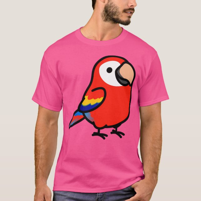 Camiseta Chubby Scarlet Macaw (Frente)