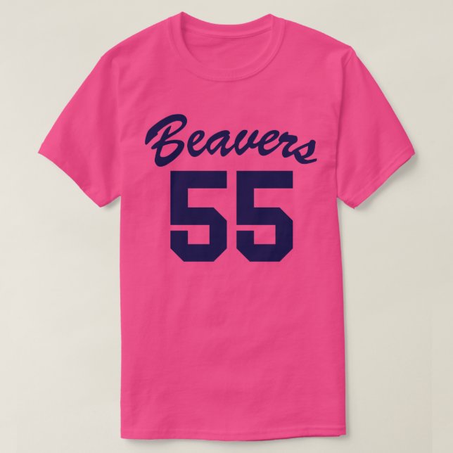 Camiseta Chubby Teen Wolf Basball Jersey FrontImpressão (Frente do Design)