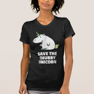 Camiseta Chubby Unicorn Cute Hippo Gift Para Tia