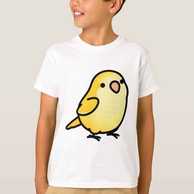 Camiseta Chubby Yellow Quaker Parrot (Frente)