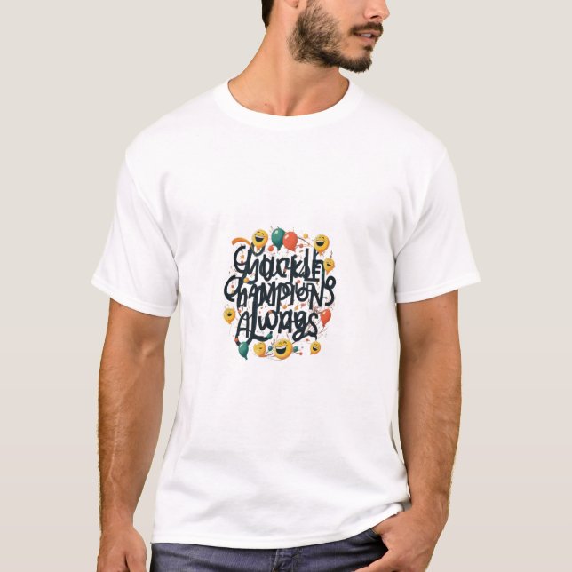 Camiseta Chuckle Champions Sempre (Frente)