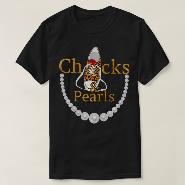 Camiseta Chucks and Pearls 2021 Leopard  (Frente do Design)