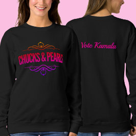 Camiseta Chucks & Pearls Vote Kamala
