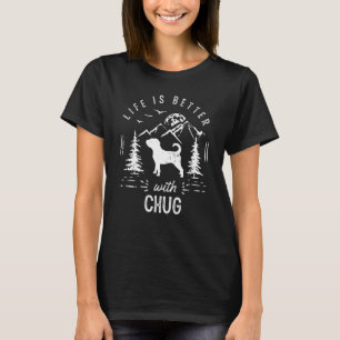 Camiseta Chug Life Melhor Mãe Pai Cão
