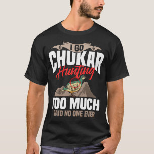 Camiseta Chukar caçando aves