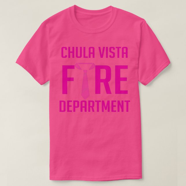 Camiseta Chula Vista Fire Department (Frente do Design)