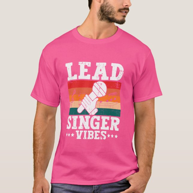 Camiseta Chumbo Singer Vibes Karaoke (Frente)