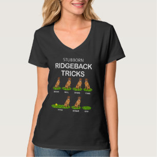 Camiseta Chunky Headed E Engraçado Ridgeback Da Rodésia Par