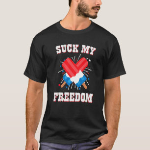 Camiseta Chupa a minha liberdade, picolés americanos, U.A. 