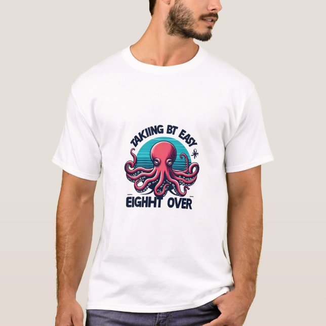 Camiseta Chupa! Confissões de um polvo rabugento (Frente)