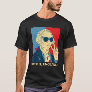 Camiseta Chupa Inglaterra 4 de Julho George Washington