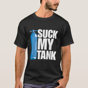 Camiseta Chupa Meu Tanque Engraçado Scuba Mergulhando Camis