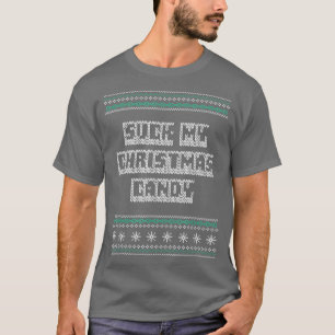 Camiseta Chupa meus Casais de Natal amantes de humor adulto