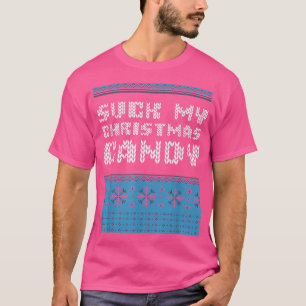 Camiseta Chupa meus Casais de Natal amantes de humor adulto