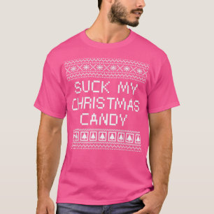 Camiseta Chupa meus Casais de Natal amantes de humor adulto