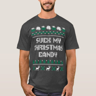 Camiseta Chupa meus Casais de Natal amantes de humor adulto