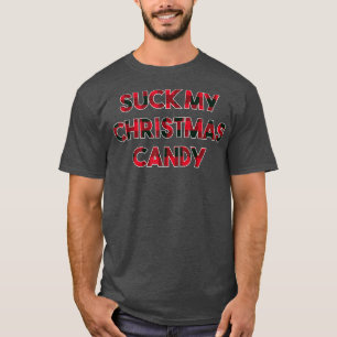 Camiseta Chupa meus Casais de Natal amantes de humor adulto