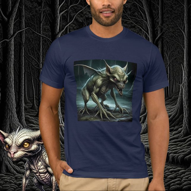 Camiseta Chupacabra - Monstros ou Animais Criptidos (Criador carregado)