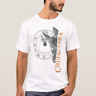 Camiseta Chupacabra - tshirt preto essencial da véspera