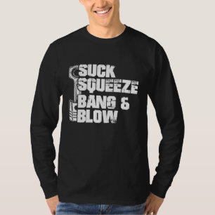 Camiseta Chupar Apertar Bang Soprar Mecânico Carro Pistão M