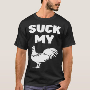 Camiseta Chupe Minha Citação de Branco de Frango
