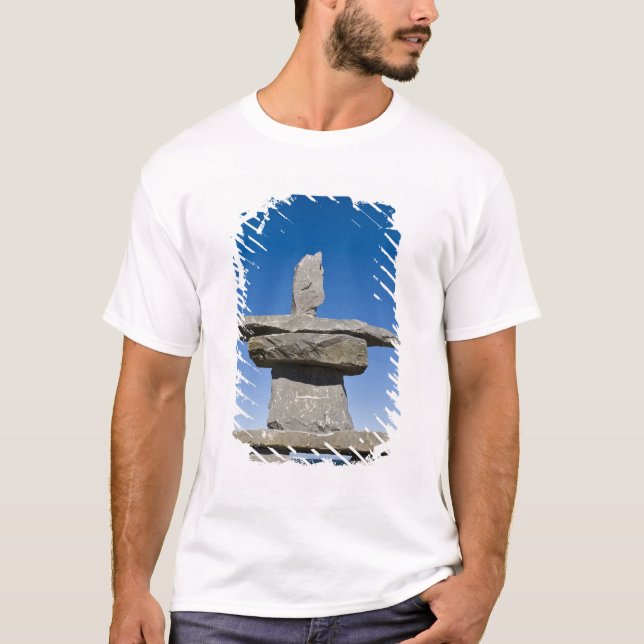 Camiseta Churchill, Manitoba. Inukshuk (Frente)