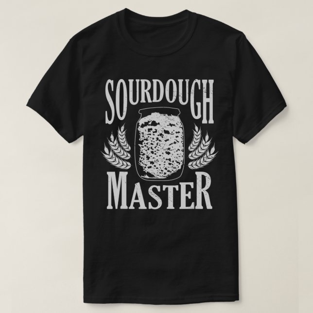 Camiseta Churdough Master Flour Water Power Baery B (Frente do Design)