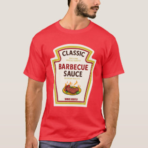 Camiseta CHURRASCO Barbecue Sauce Ketchup Mostarda Hallowee