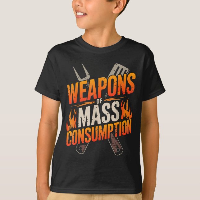 Camiseta Churrasco bbq piada mestre da grelha pit chef defu (Frente)