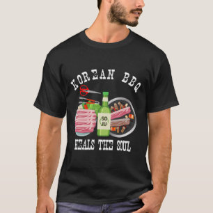 Camiseta Churrasco Coreano E Soju Curam A Alma Engraçada Co