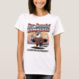 Camiseta Churrasco de Águia Martelada com Espuma Estelar