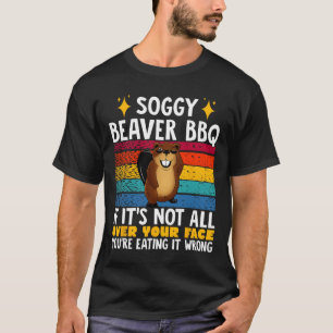 Camiseta Churrasco de castor de porco, se não estiver na su
