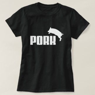 Camiseta Churrasco de grelhador de carne de porco