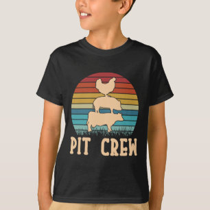 Camiseta Churrasco de grelhamento de galinha de pinheiro de