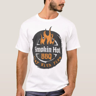 Camiseta Churrasco de Homens Reais com CHURRASCO Quente