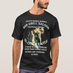 CAMISETA CHURRASCO DE MAMÍFERO MARINHO DE CURTISS CRAIG CUL