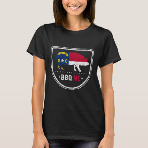 Camiseta Churrasco de Sinalizador do Estado da Carolina do