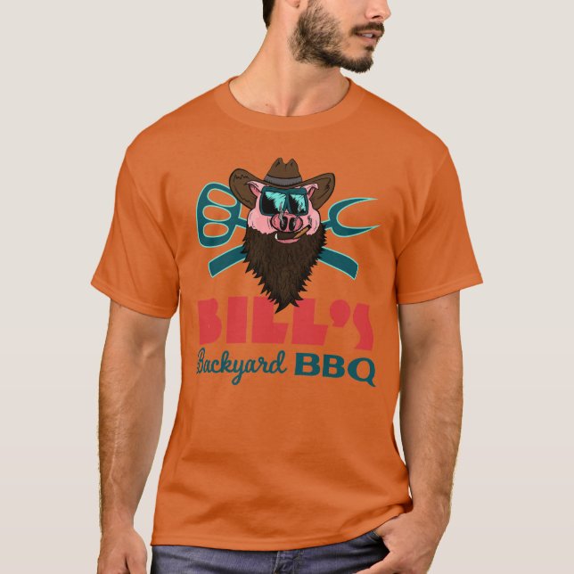 Camiseta Churrasco do quintal de Bill - Tee (Frente)