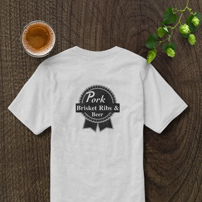 Camiseta CHURRASCO e Cerveja TSirt (Criador carregado)