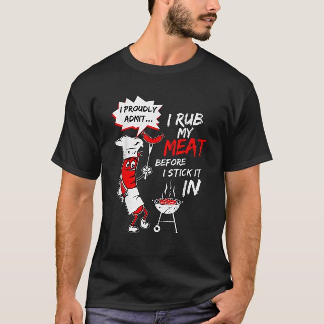 Camiseta Churrasco engraçado (Frente)