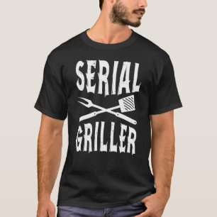 Camiseta Churrasco Engraçado Serial Griller