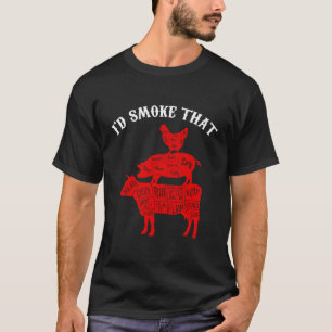 Camiseta Churrasco Eu Fumava Churrasco Grelha Fumante