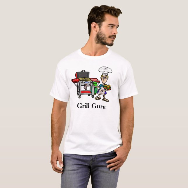 Camiseta CHURRASCO Grill Guru Men (Frente Completa)