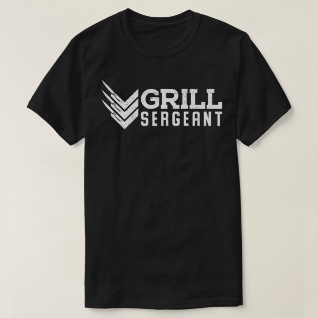 Camiseta CHURRASCO GRILL SERGEANT Pitmaster CHURRASCO Perso (Frente do Design)