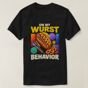 Camiseta Churrasco na Minha Comportamento de Wurst na Grelh