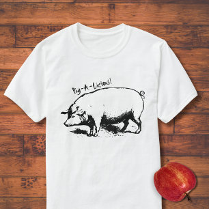 Camiseta Churrasco Pig-A-Licious TSirt