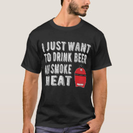 Camiseta CHURRASCO Pitmaster Beer Beer Beer Carne Fumada