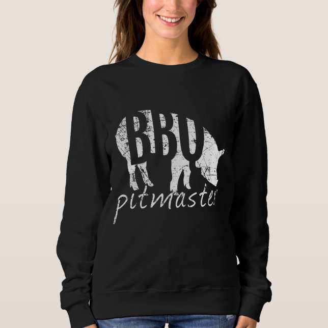 Camiseta CHURRASCO Pitmaster, Dia de os pais Pig Griling Gi (Frente)