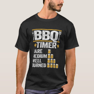Camiseta CHURRASCO Timer Griling Barbecue Fumar Carne Engra
